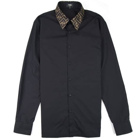 fendi ff collar shirt|FENDI FF.